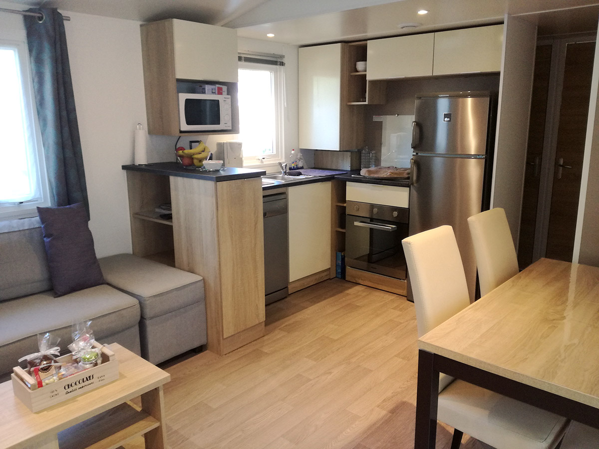 Location à St Jean de Monts - Mer et Soleil - Mobil-home 3 chambres Siblu**** Bois Dormant