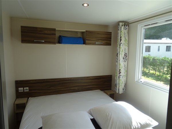 Mobil-home près des plages - Suite parentale avec lit queen size - Mer et Soleil Vendée
