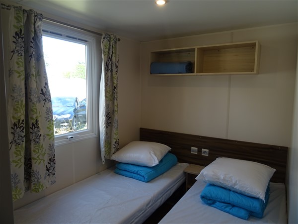 Mobil-home près des plages Saint Jean de Monts - Chambre avec 2 lits simples - Camping La Yole**** - Mer et soleil vendée